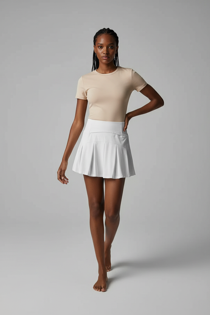 Jupe Short Blanche Fille