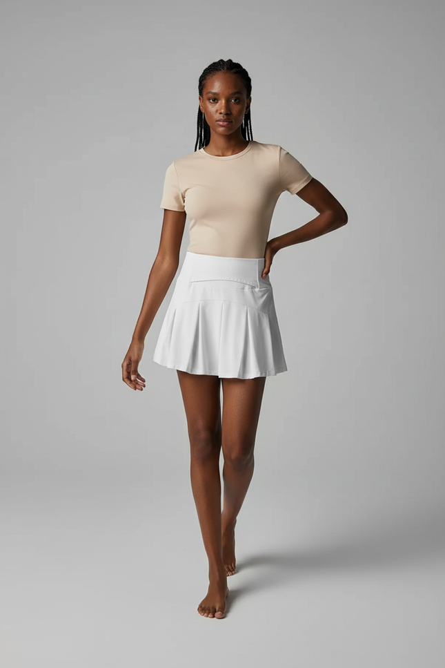 Jupe Short Blanche Fille
