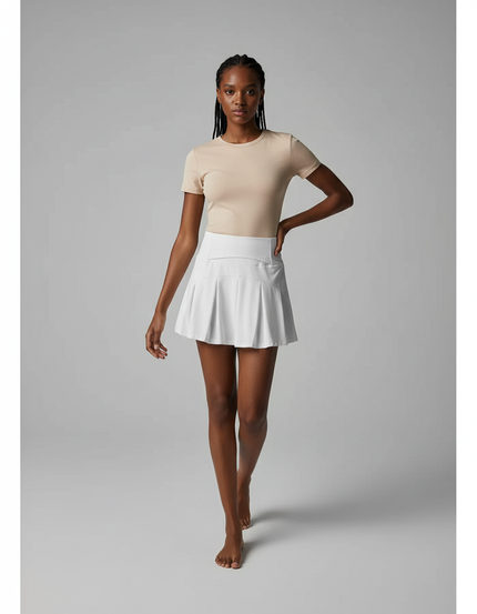 Jupe Short Blanche Fille