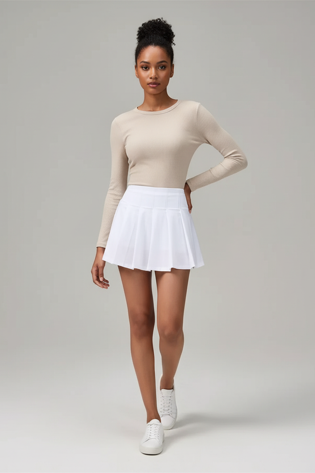 Jupe Ecoliere Blanche