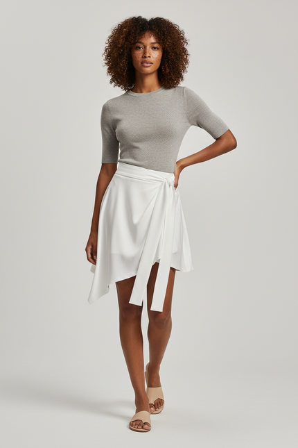 Jupe Blanche Portefeuille