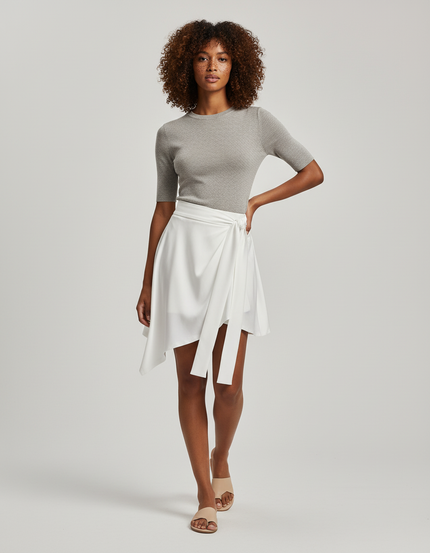 Jupe Blanche Portefeuille