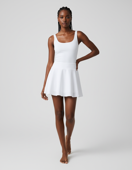 Jupe Blanche Évasée Fluide