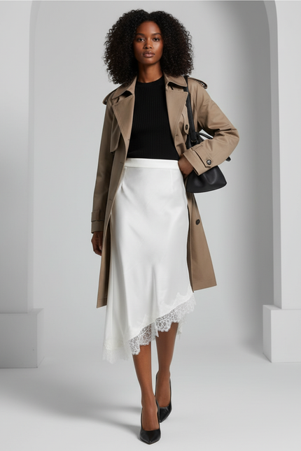 Jupe Blanche En Hiver