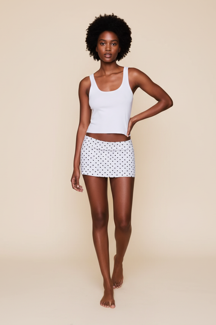 Jupe Noire Et Blanche Courte