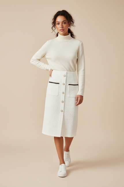 Jupe Blanche Tailleur