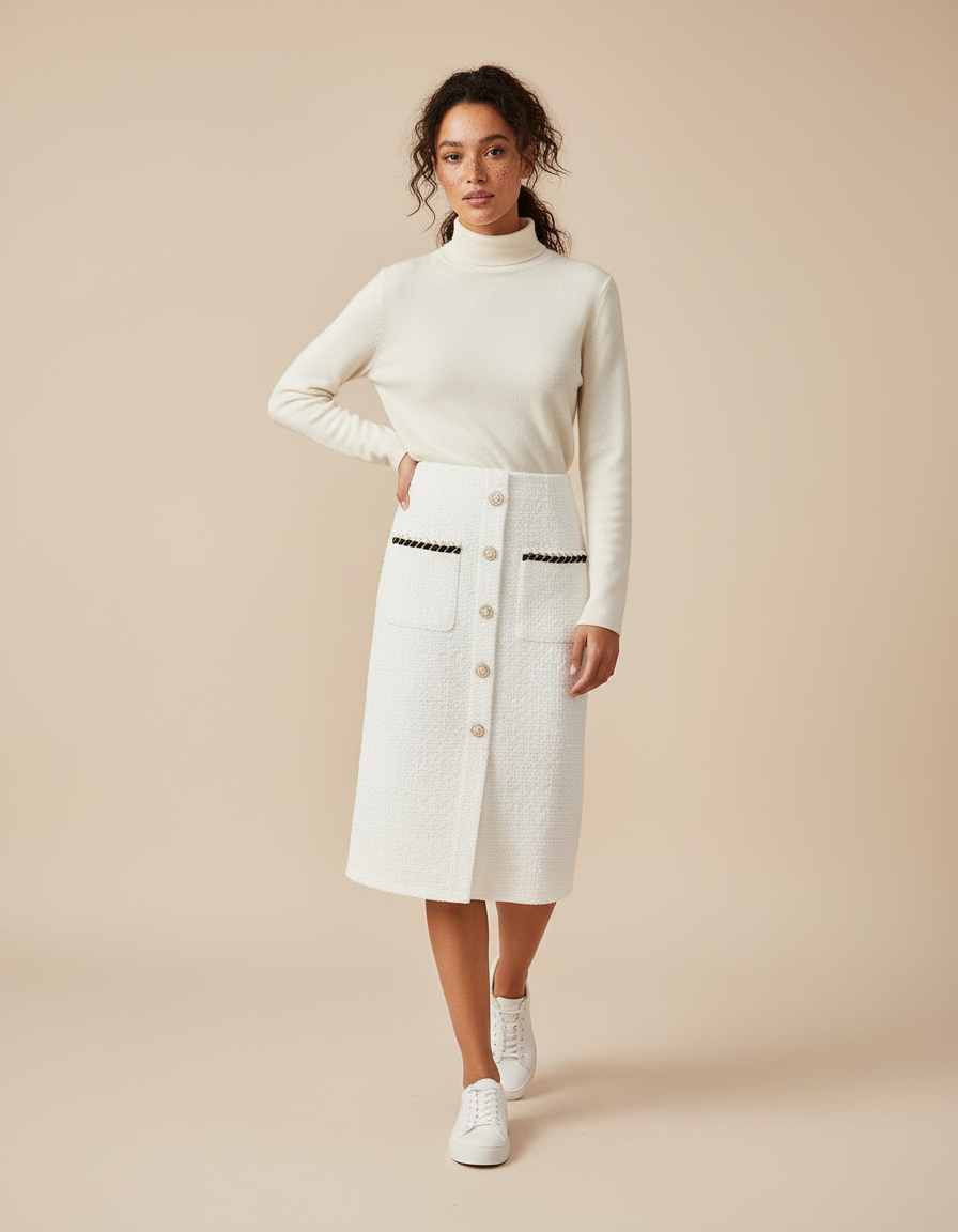 Jupe Blanche Tailleur