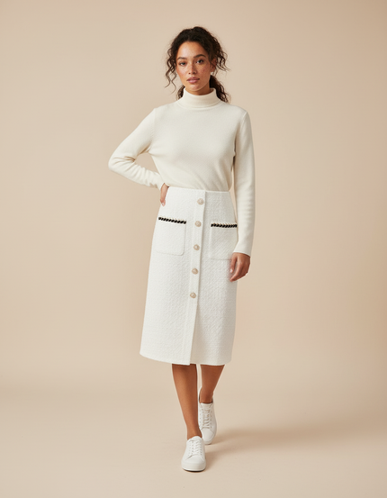 Jupe Blanche Tailleur