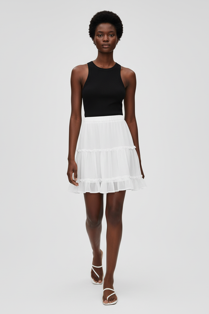 Jupe Blanche Voile