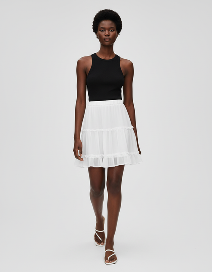 Jupe Blanche Voile
