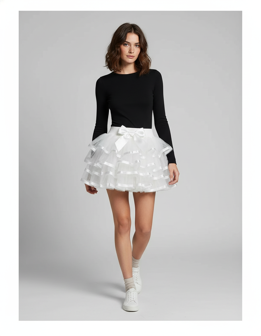 Jupe Blanche Tutu Chic