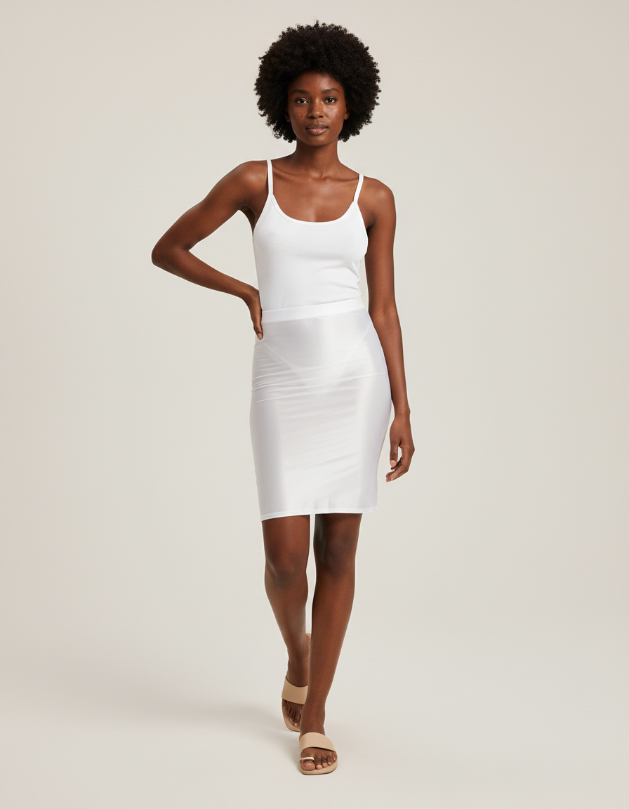 Jupe Blanche Fourreau