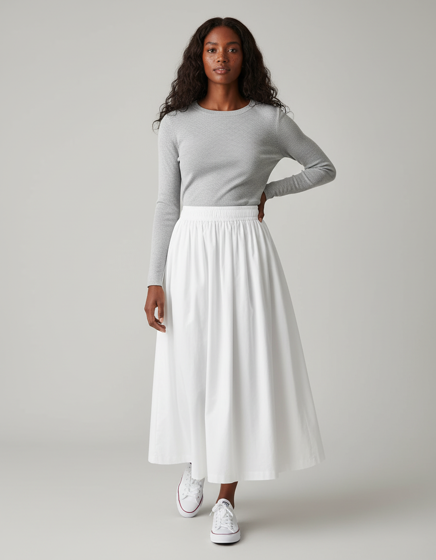 Jupe Chino Blanche