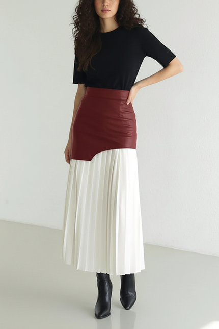 Jupe Rouge Et Blanche