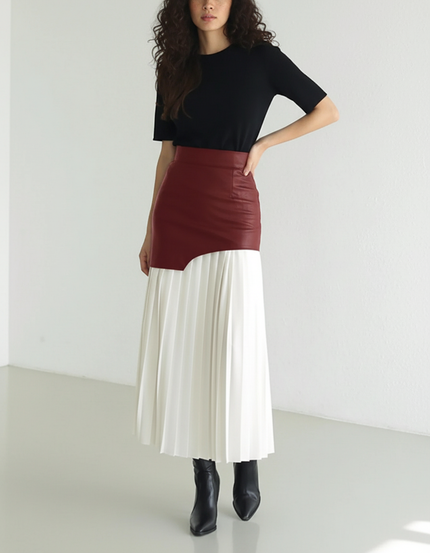 Jupe Rouge Et Blanche