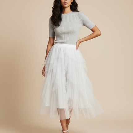 Collection image for: Jupe A Volant Blanche