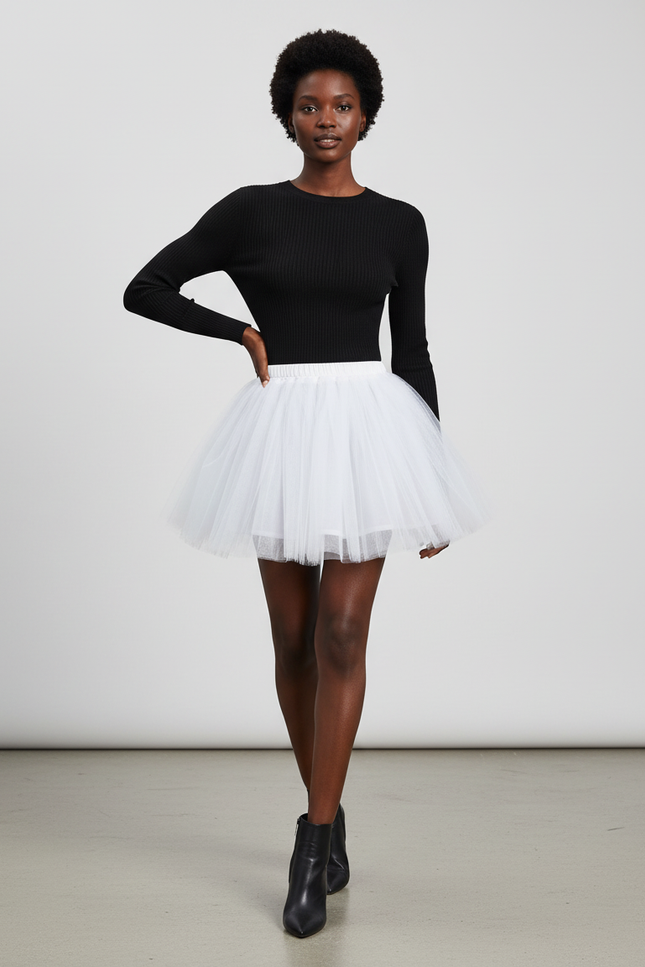 Jupe Blanche Bouffante