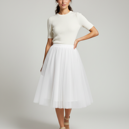 Collection image for: Jupe Blanche Patineuse