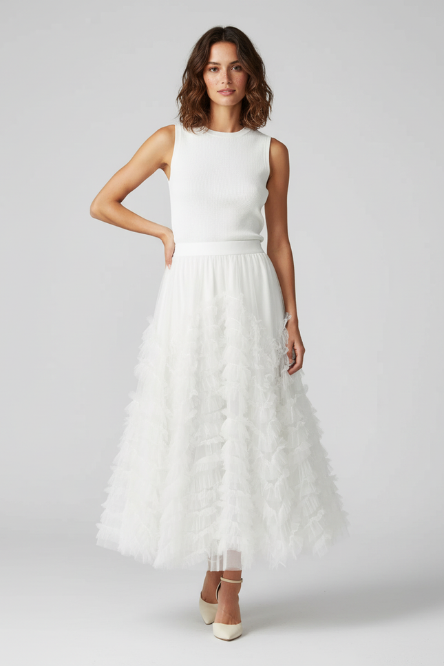 Jupe Blanche Ceremonie