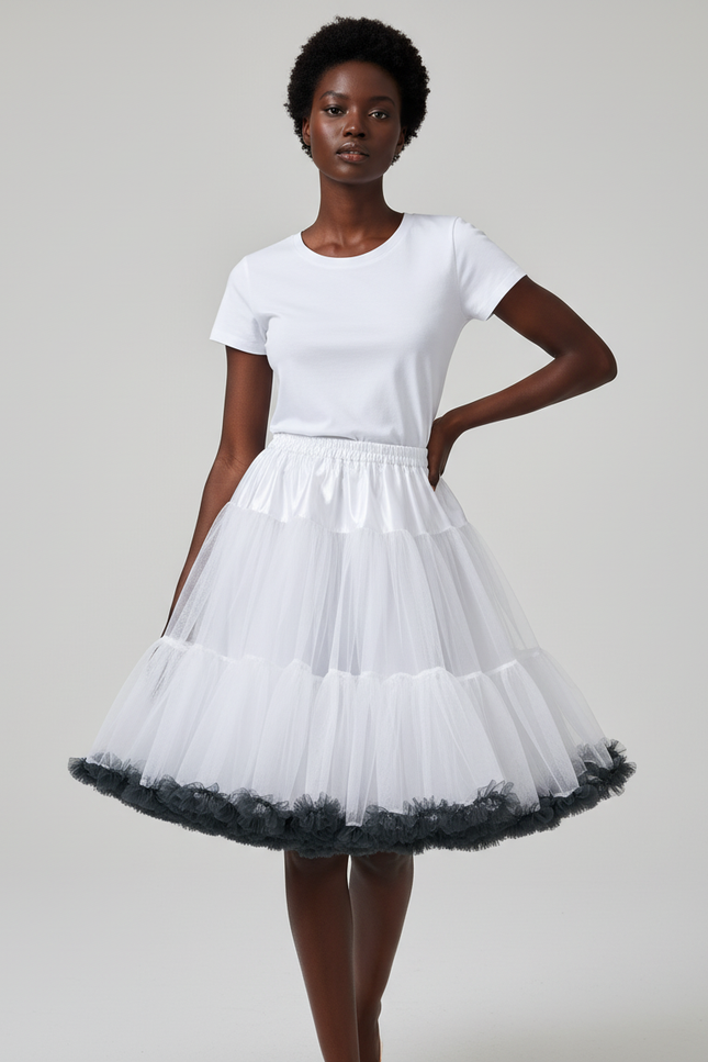 Jupe Blanche Longueur Genoux