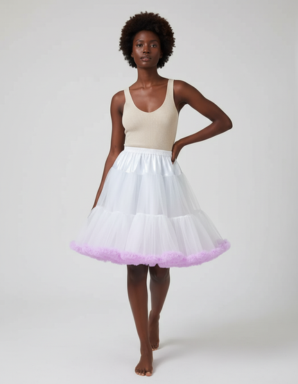 Jupe Transparente Blanche