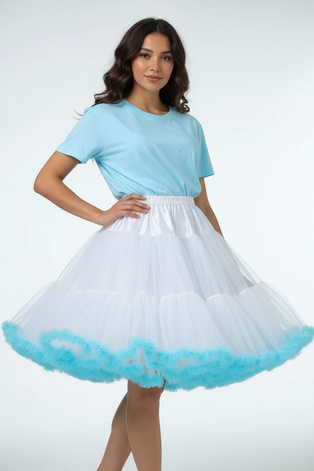 Jupe Mousseline Blanche