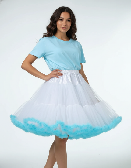 Jupe Mousseline Blanche