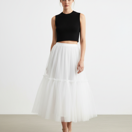 Collection image for: Jupe A Volant Blanche