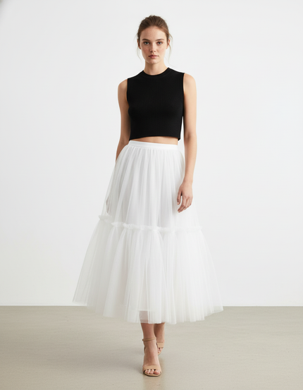 Jupe Blanche Elastique