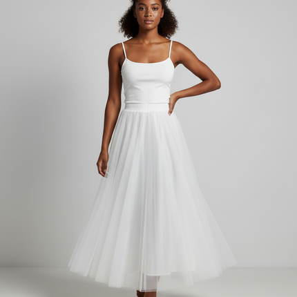 Collection image for: Jupe Plissée Blanche