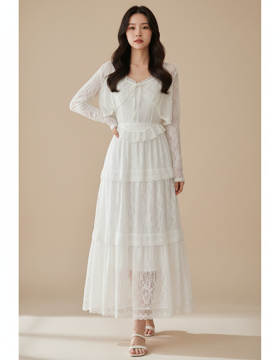 Jupe Blanche Froufrou