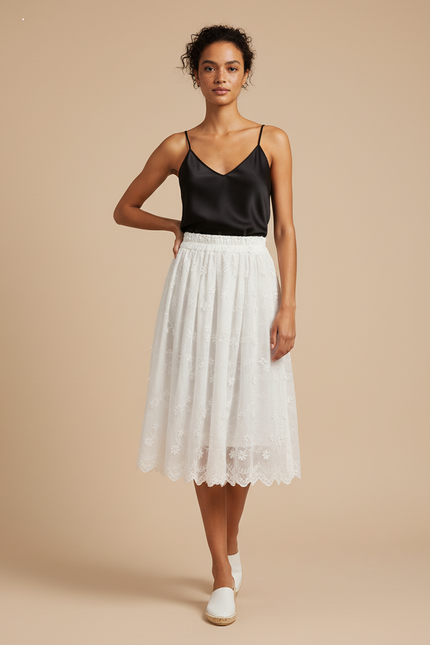 Jupe De Plage Blanche