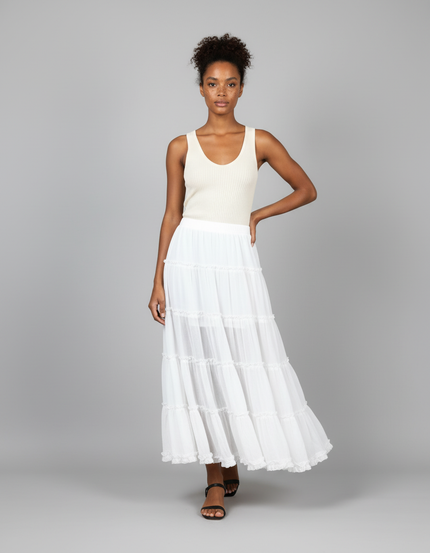 Jupes Longue Blanche