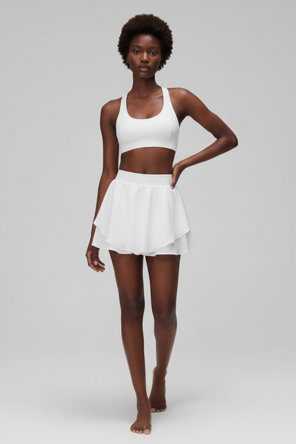Jupe Short Blanche Femme