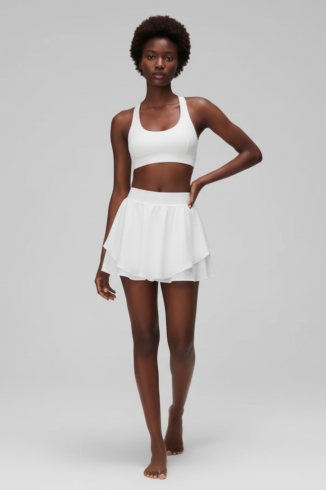 Jupe Short Blanche Femme