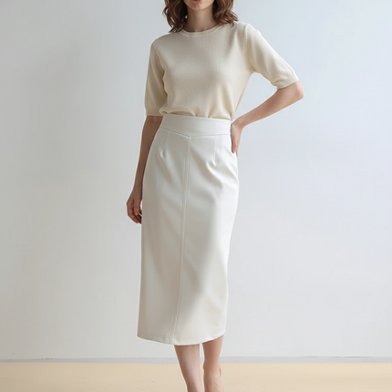 Collection image for: Jupe Blanche Crayon