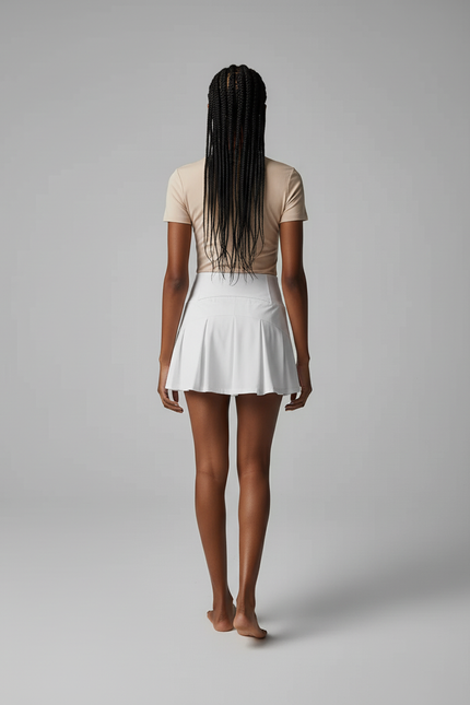 Jupe Short Blanche Fille