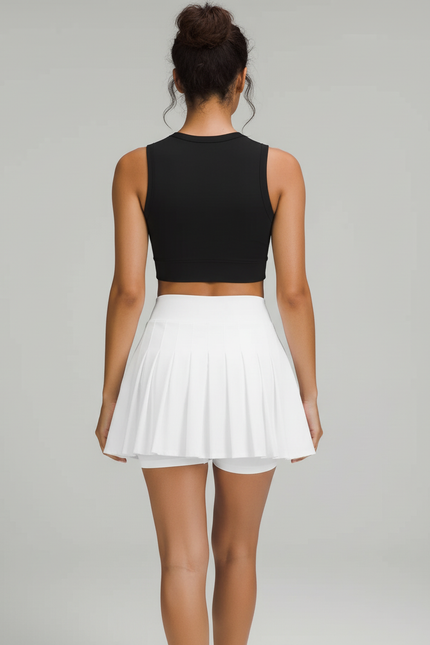 Jupe Plissée Soleil Blanche