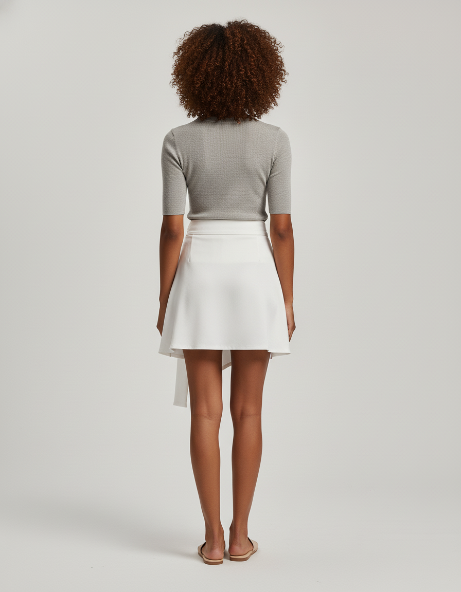 Jupe Blanche Portefeuille