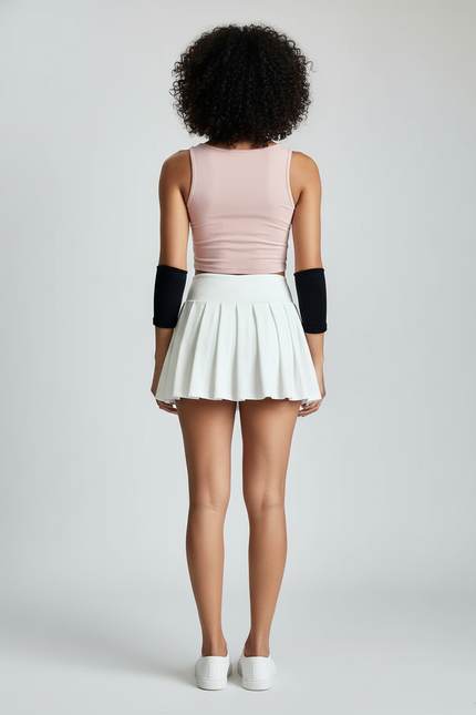 Jupe Blanche Plissée Sport