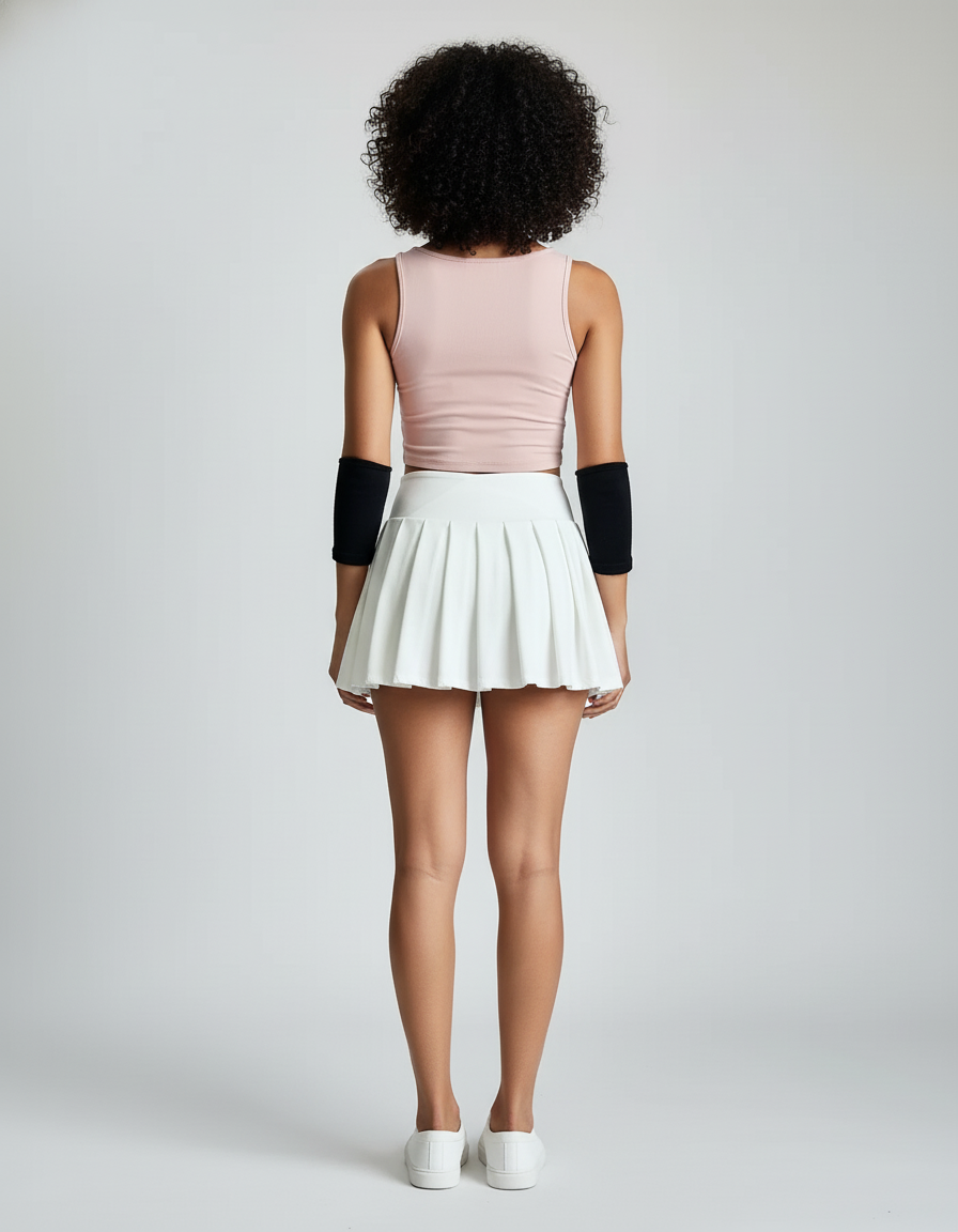 Jupe Blanche Plissée Sport