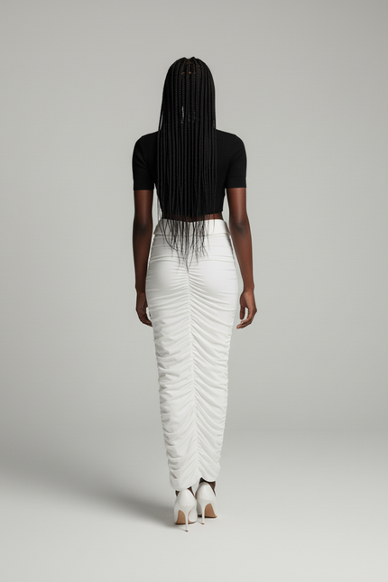 Jupe Blanche Taille Basse