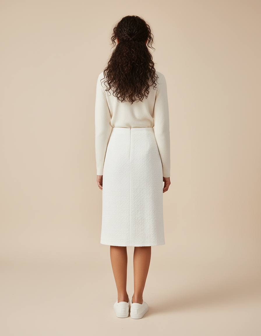 Jupe Blanche Tailleur