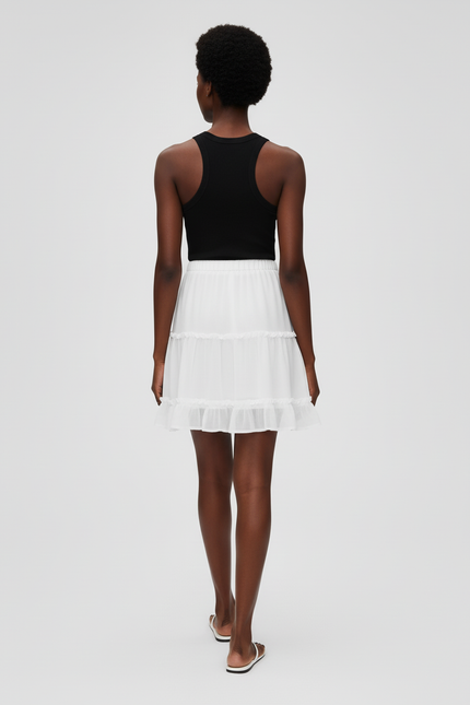 Jupe Blanche Voile