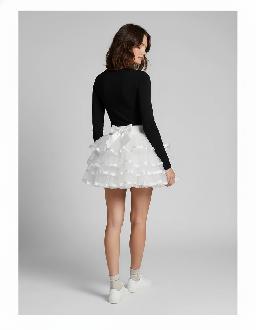 Jupe Blanche Tutu Chic