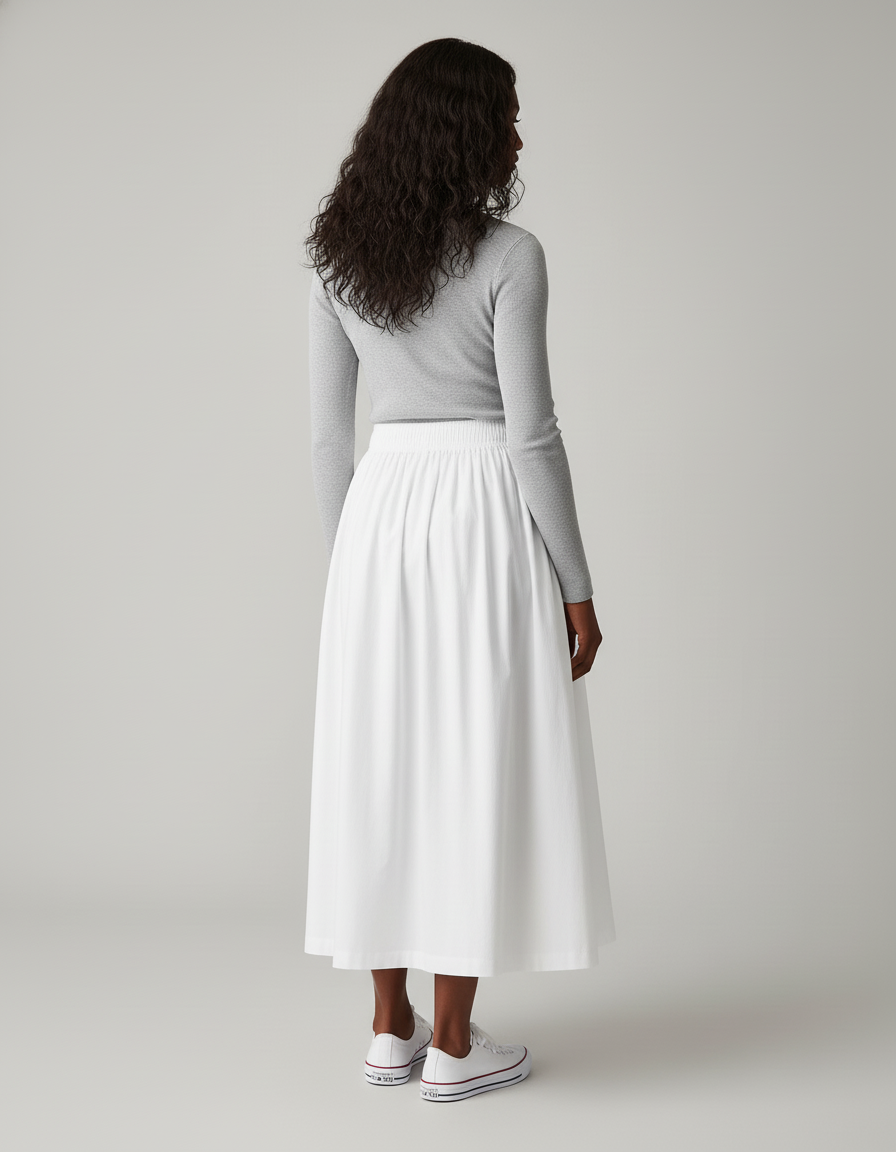 Jupe Chino Blanche