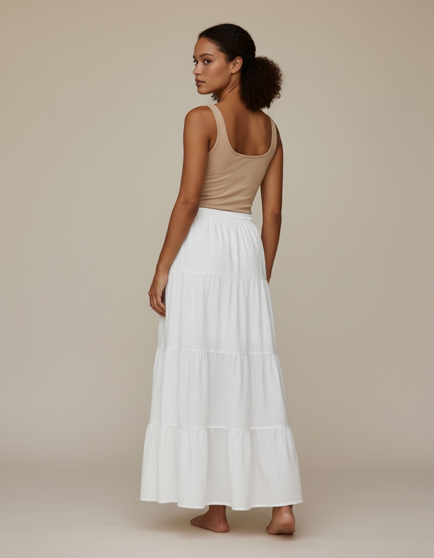 Jupe Grossesse Blanche