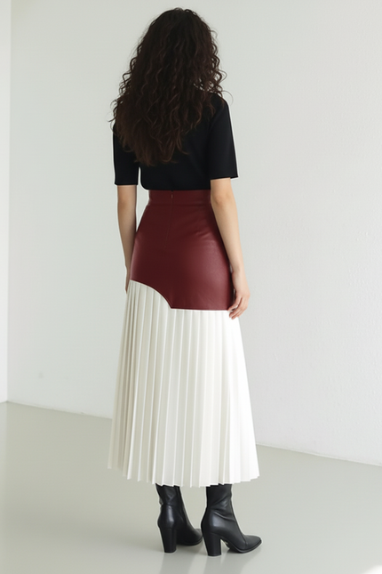 Jupe Rouge Et Blanche