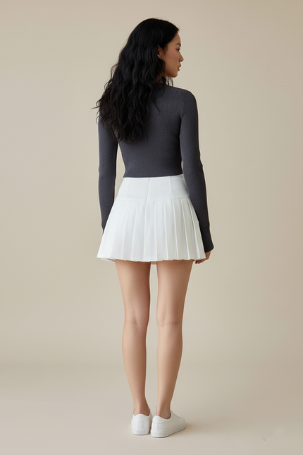 Jupe Blanche Taille Haute