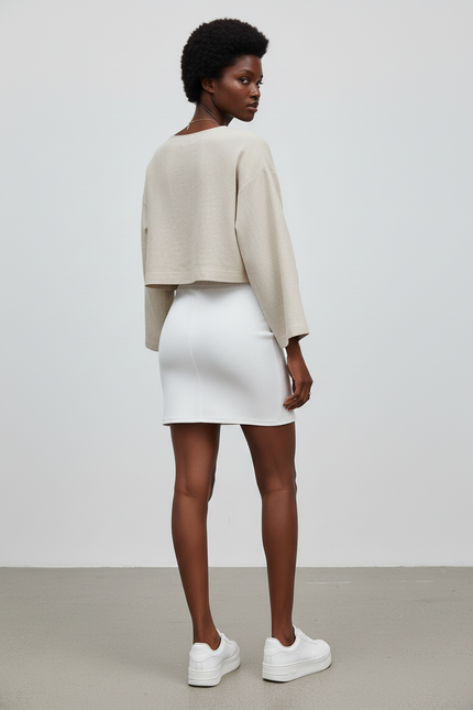 Jupe Stretch Blanche